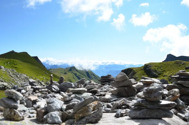 5-Seen-Wanderung-PIzol - soooo viele Steimannli