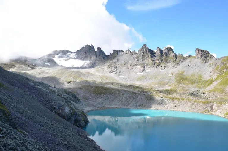 5-Seen-Wanderung-PIzol - der erste Bergsee: Wildsee